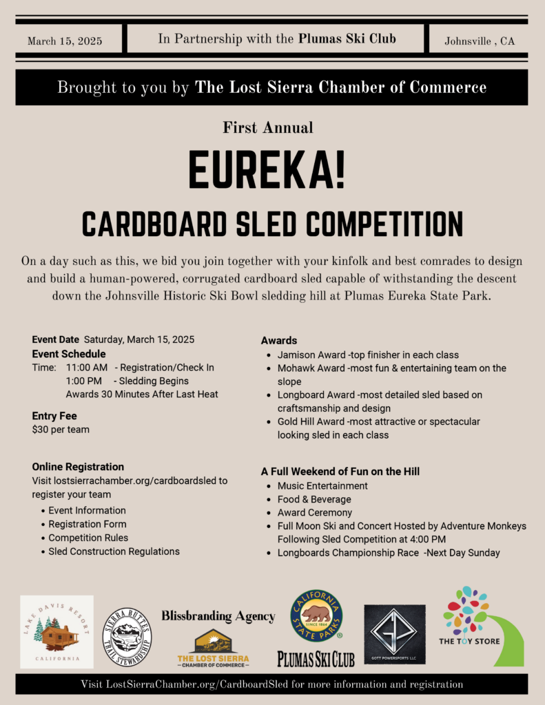 EUREKA Cardboard Sled Competition